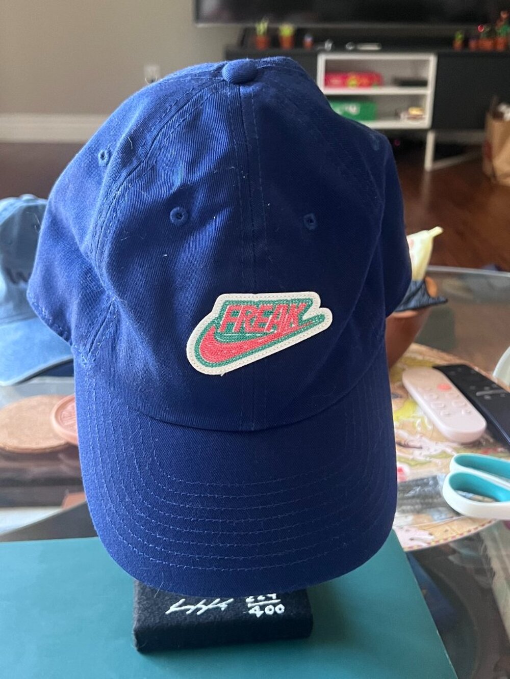 Dark Blue Nike Giannis Freak Hat Heritage86